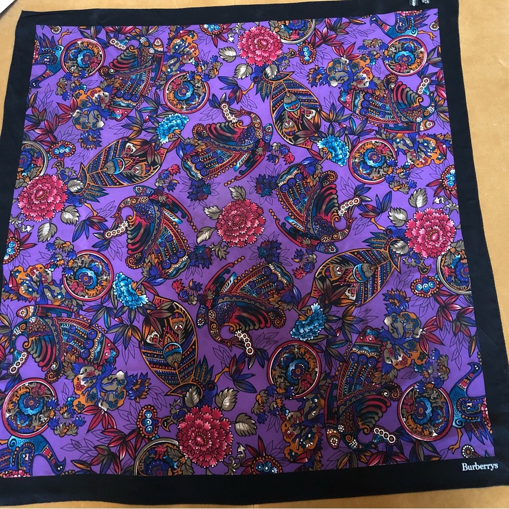 Burberry silk scarf